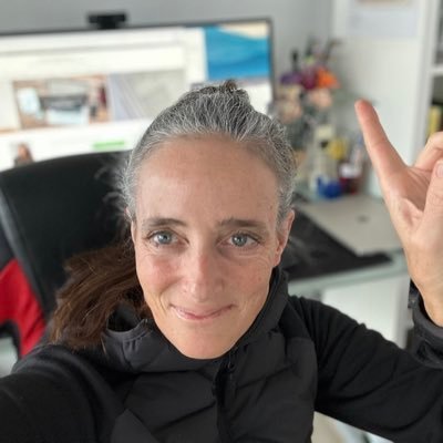 Rebecca Ramsay, founder of The Founder’s Margin, in her home workspace